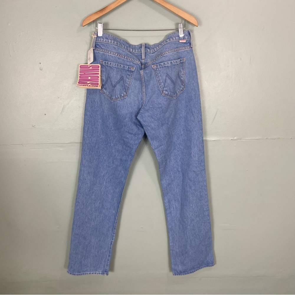 MOTHER Snacks! The Relish Heel All You Can Eat Size 29 Straight Leg Jeans Denim - Picture 5 of 9